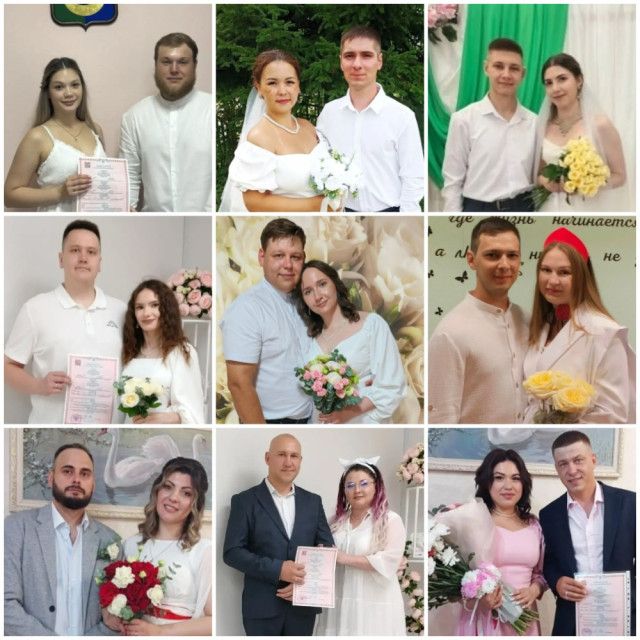 Они сказали «да»: в Сургутском районе поставили рекорд – 37 пар сыграли свадьбу в один день Они сказали «да»: в Сургутском районе поставили рекорд – 37 пар сыграли свадьбу в один день