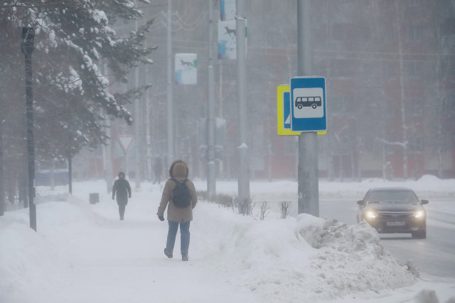 Метель снова накроет несколько районов ХМАО Метель снова накроет несколько районов ХМАО