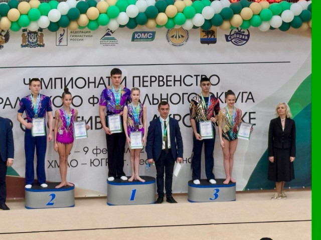 Юные акробаты Сургутского района стали бронзовыми призерами Первенства УрФО Юные акробаты Сургутского района стали бронзовыми призерами Первенства УрФО