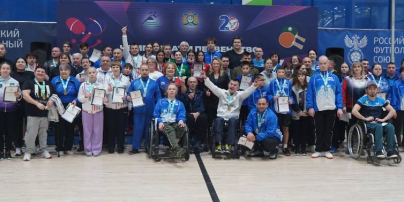 Спортсмены Сургутского района стали призерами Параспартакиады по настольному теннису