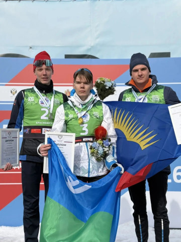 Спортсмен из Сургутского района завоевал три медали на Первенстве России по биатлону