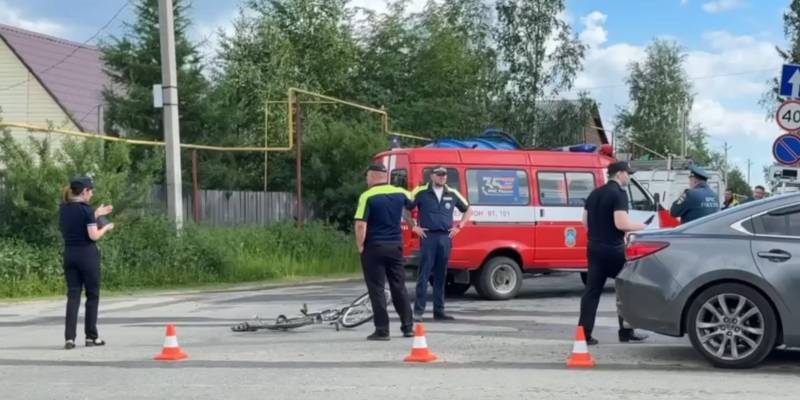 &laquo;КАМАЗ&raquo; насмерть сбил велосипедиста в Нягани