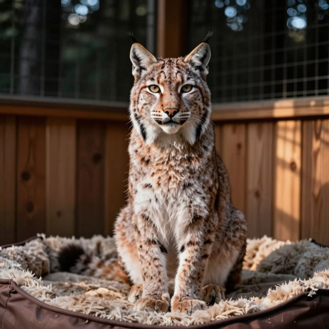 Рыси, пойманной в Мегионе, выбрали имя