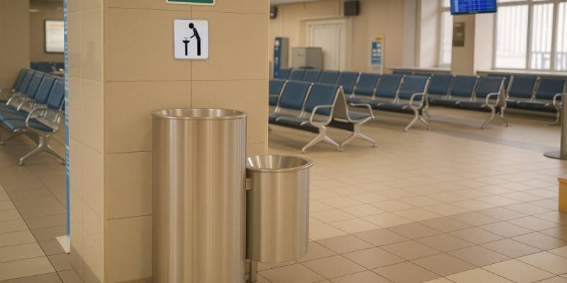 В аэропорту Сургута установили бесплатный фонтанчик с питьевой водой
