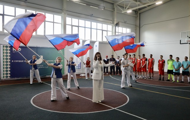 Первый гол Андрея Трубецкого: глава района открыл в Русскинской уникальные спортивные объекты