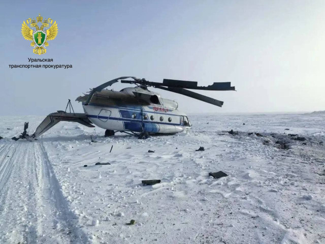 Вертолет потерпел крушение на Ямале