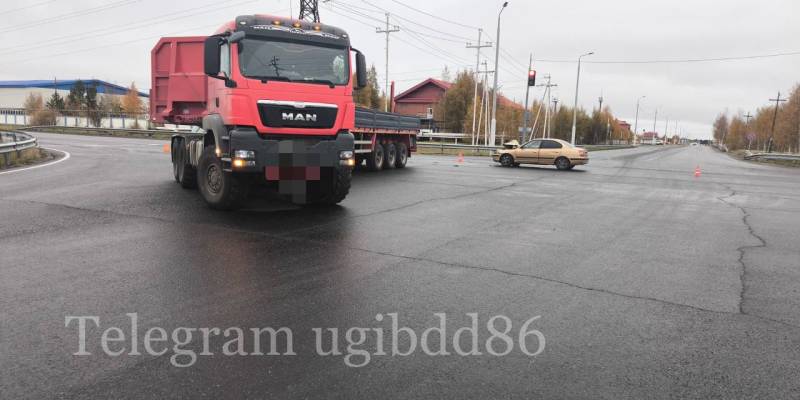 Житель Лянтора получил травмы в жесткой аварии с грузовиком
