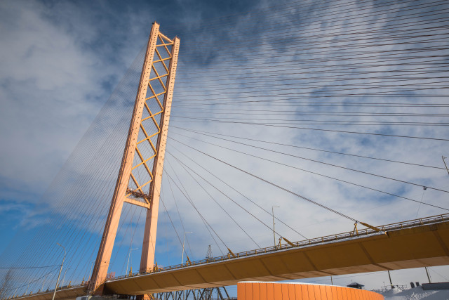 Призрачный гонщик: на мосту через Обь близ Сургута загорелась машина. ВИДЕО Призрачный гонщик: на мосту через Обь близ Сургута загорелась машина. ВИДЕО