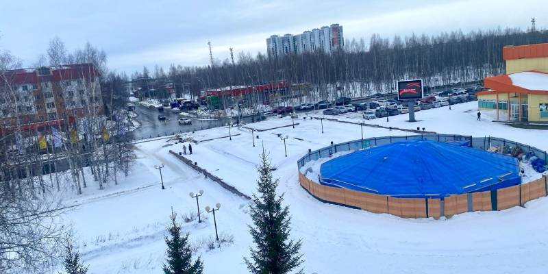 В Нефтеюганске почти на 70% завершен ремонт единственного в городе фонтана