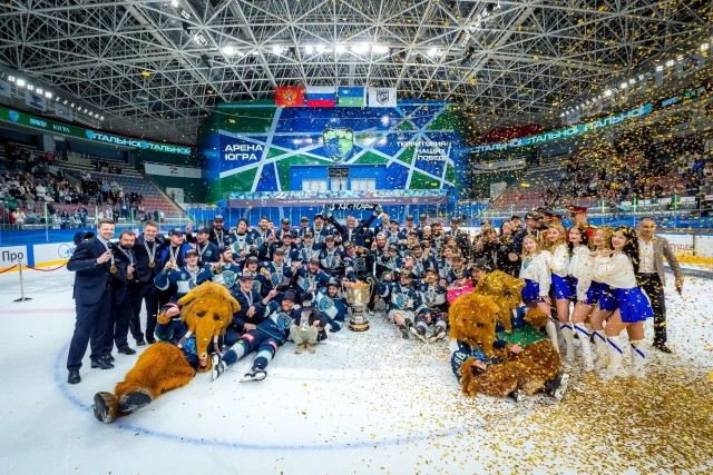 Хоккейный клуб «Югра» разгромил «Химик» и стал чемпионом ВХЛ-2025/26 Хоккейный клуб «Югра» разгромил «Химик» и стал чемпионом ВХЛ-2025/26