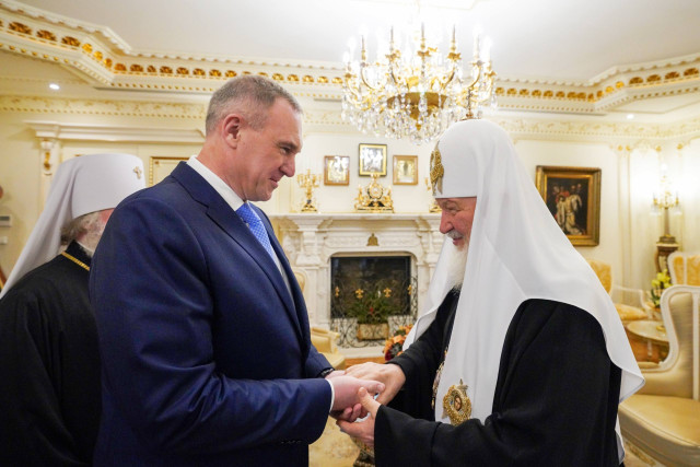 Руслан Кухарук пригласил Патриарха Кирилла освятить новый храм в Югре