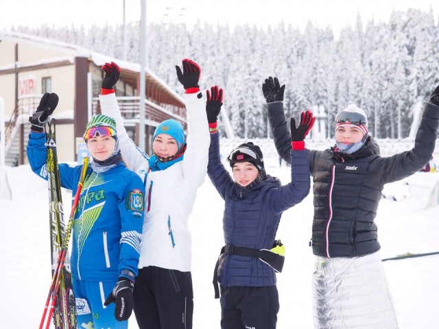 Лыжники Сургутского района стали первыми в эстафете на первенстве ХМАО