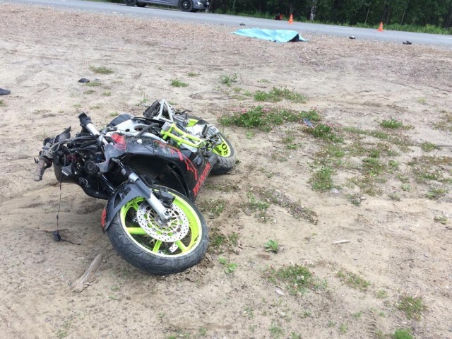 В Югре разбился 39-летний мотоциклист