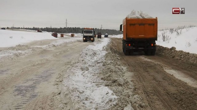 В Сургуте снежные полигоны изменили режим работы