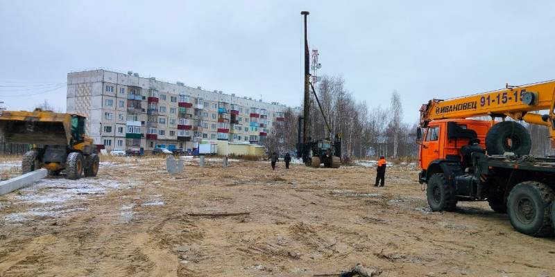 Дело благое и нужное: забита первая свая нового храма в Федоровском Сургутского района